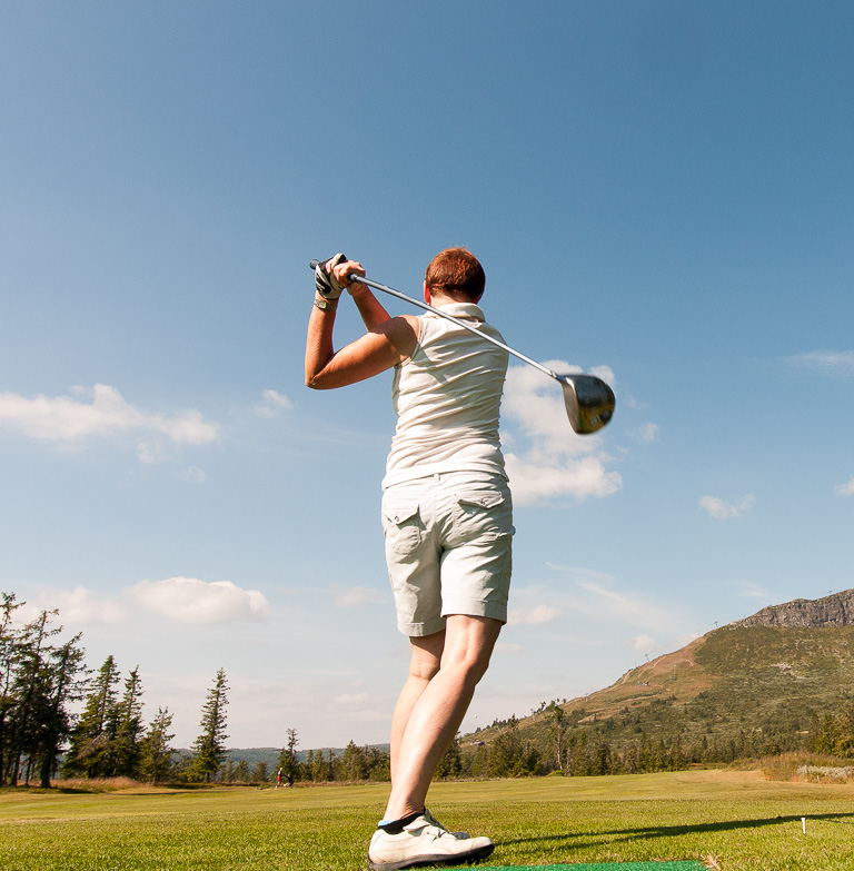 Skei Golf har Nordens høyest beliggende golfbane